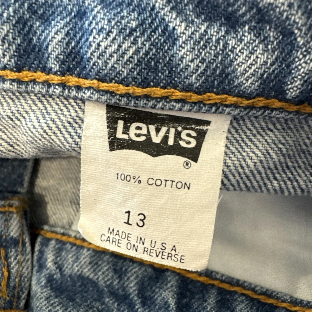 Vintage Levis 512 Jeans‎ Womens 13 Slim Fit Straight Leg Blue Denim 90s 30 x 30